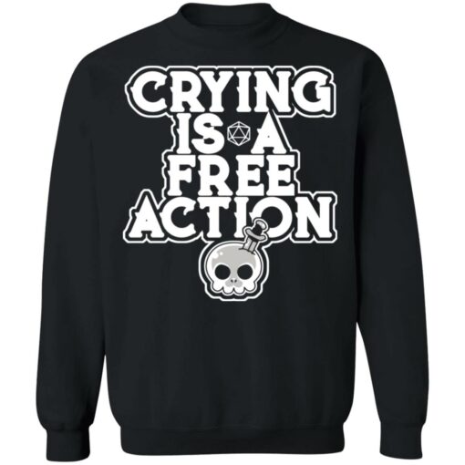 Crying is a free action shirt $24.95 redirect06162021230619 6