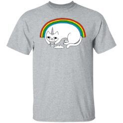 Pride LGBT cat rainbow shirt $19.95