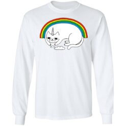 Pride LGBT cat rainbow shirt $19.95