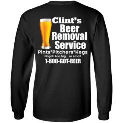 Clint’s beer removal service pints pitchers kegs shirt $19.95 redirect06172021230649 2