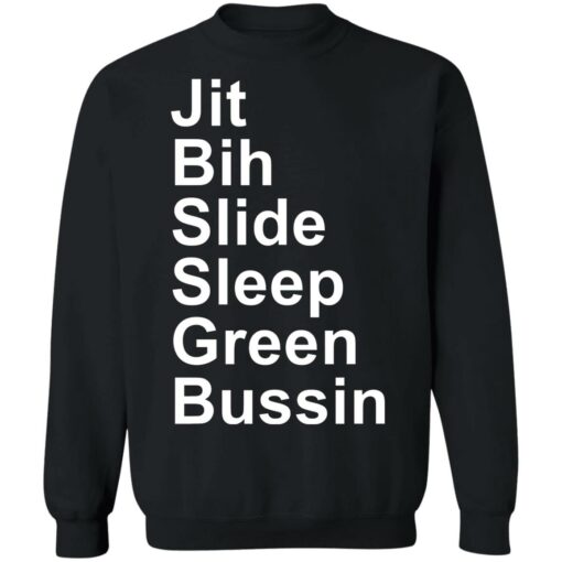 Jit bih slide sleep green bussin shirt $19.95 redirect06182021220628 6