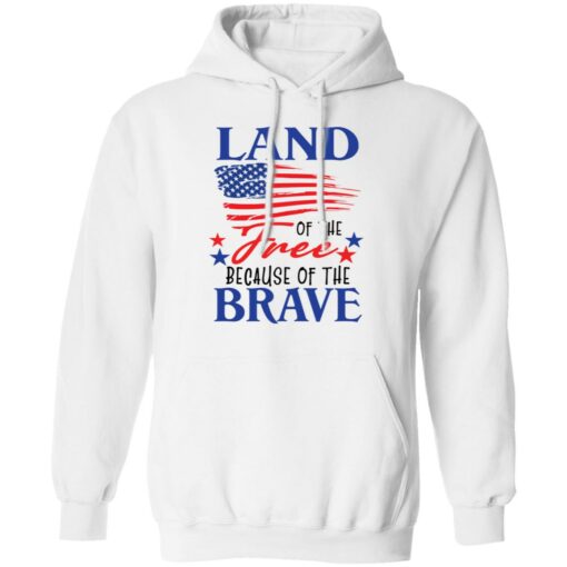 Land of the free because of the brave shirt $19.95 redirect06202021230623 5
