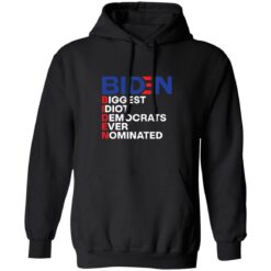 B*den idiot biggest democrats ever nominated shirt $19.95 redirect06212021090605 7