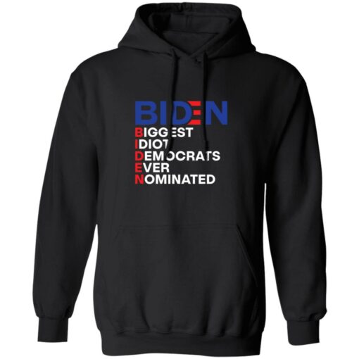 B*den idiot biggest democrats ever nominated shirt $19.95 redirect06212021090605 7