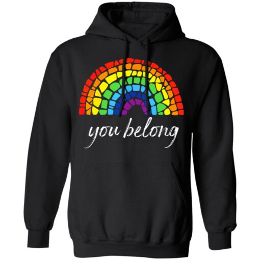 Pride LGBT rainbow you belong shirt $19.95 redirect06222021030631 4