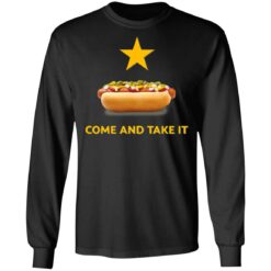 Hot dog come and take it shirt $19.95