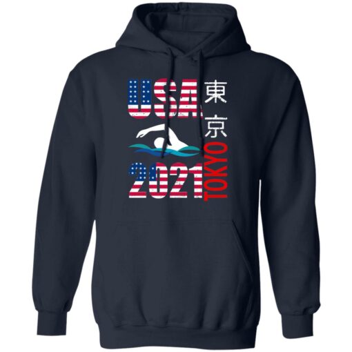 Tokyo 2021 swimming American US flag shirt $19.95 redirect06222021040646 5