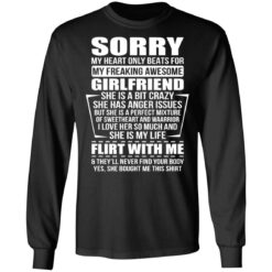 Sorry my heart only beats for my freaking awesome shirt $19.95 redirect06232021020637 2