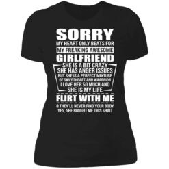 Sorry my heart only beats for my freaking awesome shirt $19.95 redirect06232021020637 8