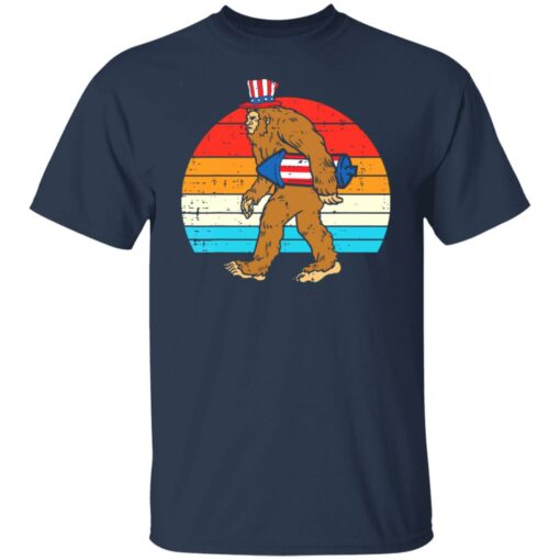 Bigfoot sasquatch firecracker american USA 4th of july shirt $19.95 redirect06232021020648 1