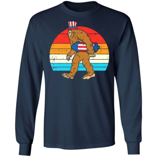 Bigfoot sasquatch firecracker american USA 4th of july shirt $19.95 redirect06232021020648 3