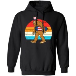 Bigfoot sasquatch firecracker american USA 4th of july shirt $19.95