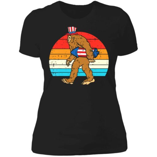 Bigfoot sasquatch firecracker american USA 4th of july shirt $19.95 redirect06232021020648 8