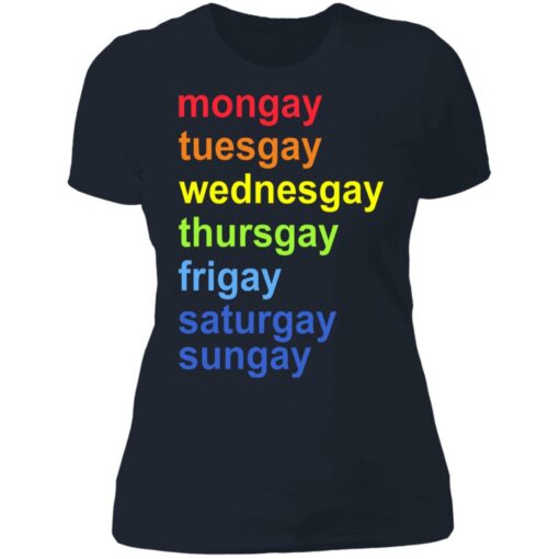 Mongay tuesgay wednesgay thursgay shirt $19.95 redirect06232021190640 16