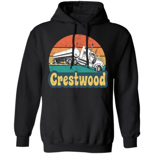 Crestwood tourism semi stuck on railroad tracks shirt $19.95