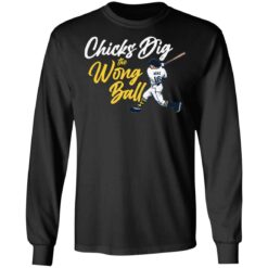 Chicks dig the wrong ball shirt $19.95