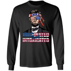 Abraham Lincoln vaccinated and intoxicated 4th of July shirt $19.95