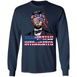 Abraham Lincoln vaccinated and intoxicated 4th of July shirt $19.95