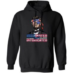 Abraham Lincoln vaccinated and intoxicated 4th of July shirt $19.95