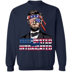 Abraham Lincoln vaccinated and intoxicated 4th of July shirt $19.95