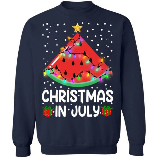 Watermelon Christmas in July sweatshirt $19.95