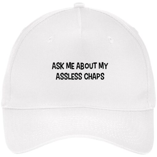 Ask me about my assless chaps hat, cap $24.75 redirect06302021030636