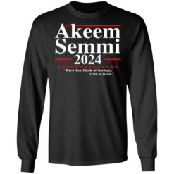 Akeem Semmi 2024 when you think of garbage shirt $19.95