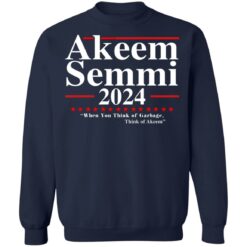 Akeem Semmi 2024 when you think of garbage shirt $19.95