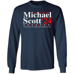 Michael Scott 2020 i want people to be afraid shirt $19.95