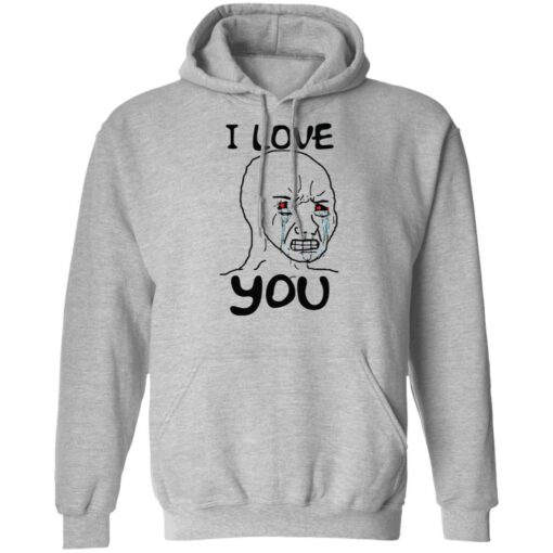 Simp i love you funny crying wojak meme shirt $19.95