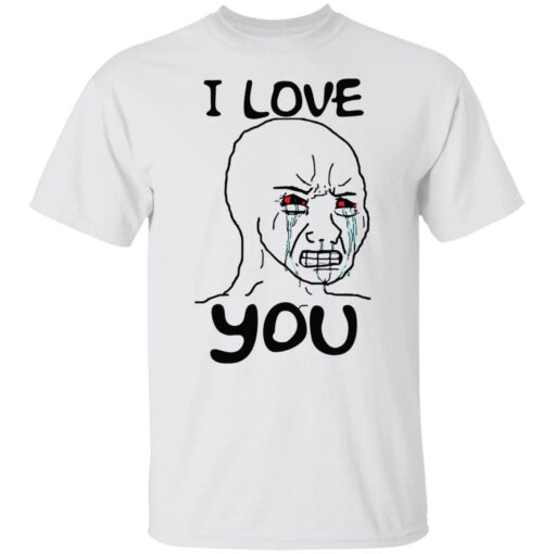 Simp i love you funny crying wojak meme shirt $19.95