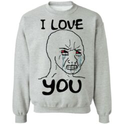 Simp i love you funny crying wojak meme shirt $19.95