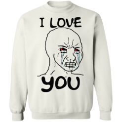 Simp i love you funny crying wojak meme shirt $19.95