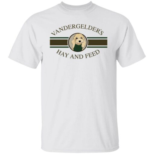 Dolly vandergelders hay and feed shirt $19.95