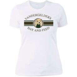 Dolly vandergelders hay and feed shirt $19.95