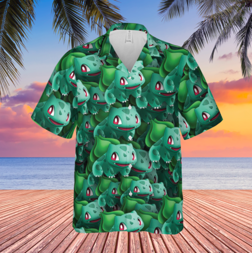 Bulbasaur Hawaiian shirt $31.95 Bulbasaur hawaiian shirt mockup