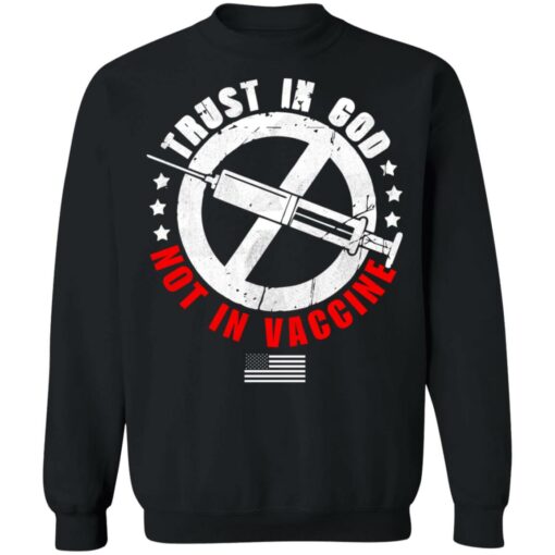 Mike Tyson trust in God not in vaccine shirt $19.95