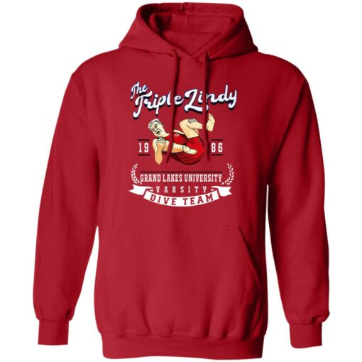 The Triple Lindy grand lakes university shirt $19.95