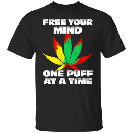 Cannabis free your mind one puff at a time shirt $19.95 redirect07022021100746
