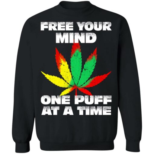 Cannabis free your mind one puff at a time shirt $19.95 redirect07022021100746 6