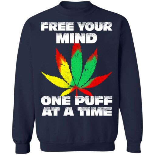 Cannabis free your mind one puff at a time shirt $19.95 redirect07022021100746 7