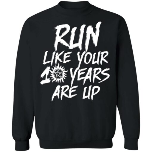 Run like your 10 years are up shirt $19.95 redirect07042021230724 6