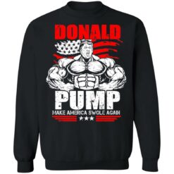 Donald pump make America swole again shirt $19.95