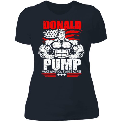 Donald pump make America swole again shirt $19.95