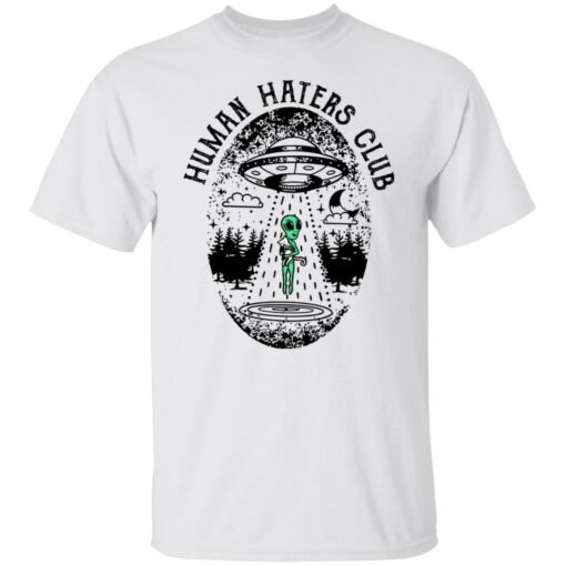 UFO Alien human haters club shirt $19.95 redirect07072021020720