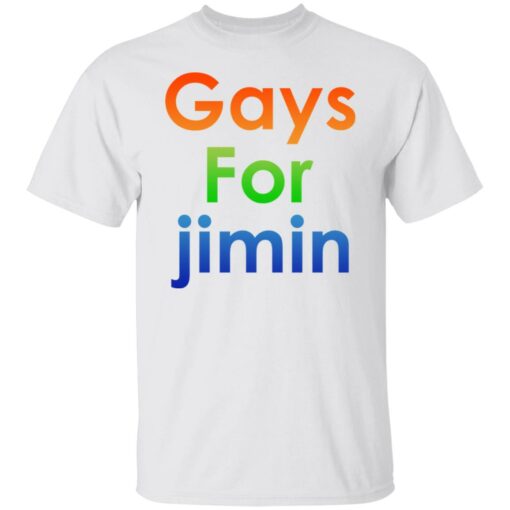 Gays for jimin shirt $19.95