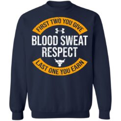 First two you give blood sweat respect last one you earn shirt $19.95 redirect07092021030739 2