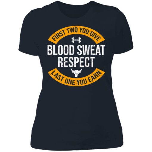 First two you give blood sweat respect last one you earn shirt $19.95 redirect07092021030739 4