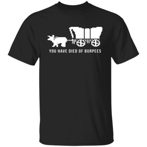 You have died of burpees shirt $19.95