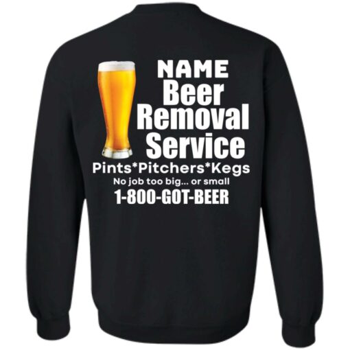 Personalized beer removal service shirt $19.95 redirect07112021100708 6